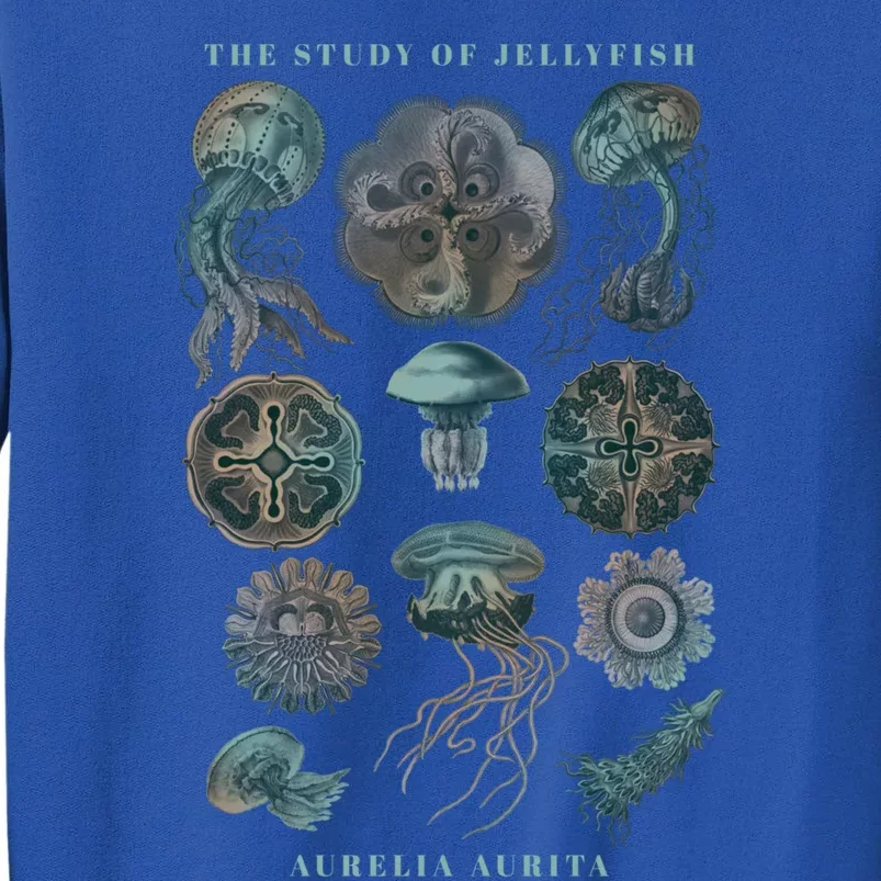 Earth Day The Study Of Jellyfish Gift Tall Sweatshirt