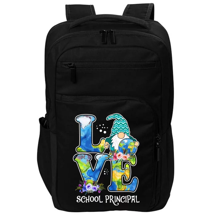 Earth Day Teacher Gnome School Principal Impact Tech Backpack