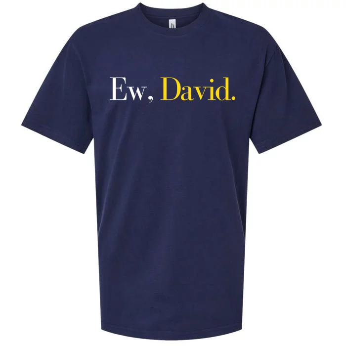 Ew David Trending Pop Culture Gift And Great Gift Sueded Cloud Jersey T-Shirt