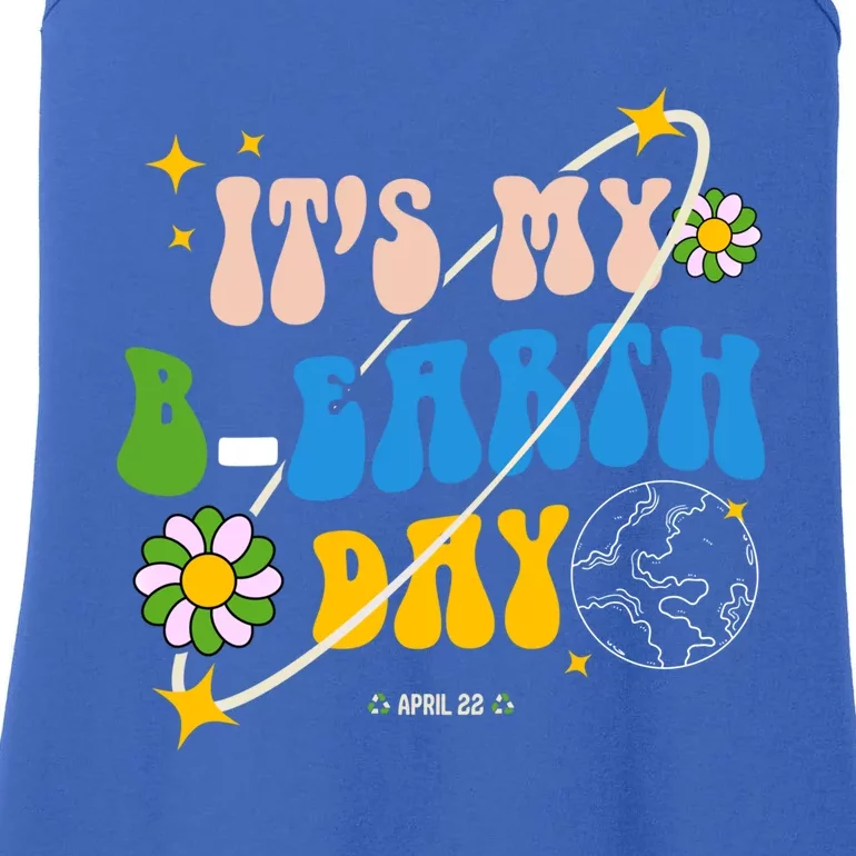 Earth Day Tee Its My Bcool Giftearth Day Funny Birthday Earth Day Gift Ladies Essential Tank