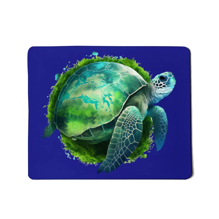 Earth Day Turtle Teacher Earth Day Funny Gift Planet Cool Gift Mousepad