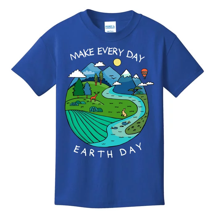 Earth Day Teacher Earth Day Funny Gift Planet Gift Kids T-Shirt