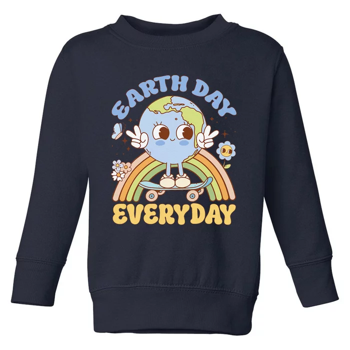 Earth Day Teacher Everyday Toddler Sweatshirt