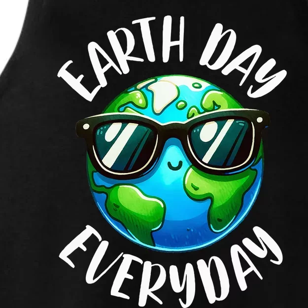 Earth Day Teacher Earth Day Everyday 2024 Earth Day Ladies Tri-Blend Wicking Tank