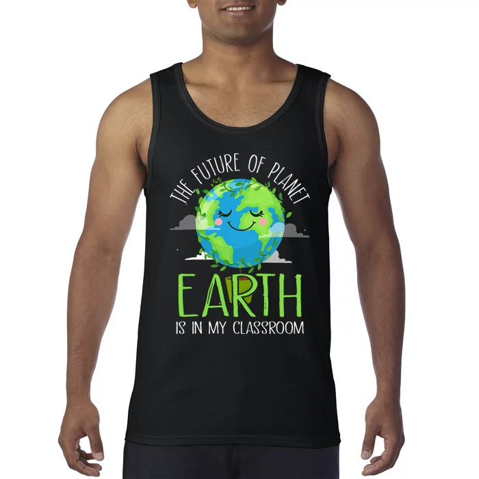 Earth Day Teachers 2024 Funny Classroom Tank Top