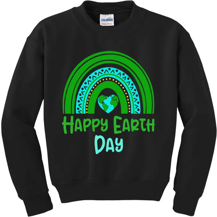 Earth Day Teacher Earth day Everyday Rainbow Earth Day Kids Sweatshirt