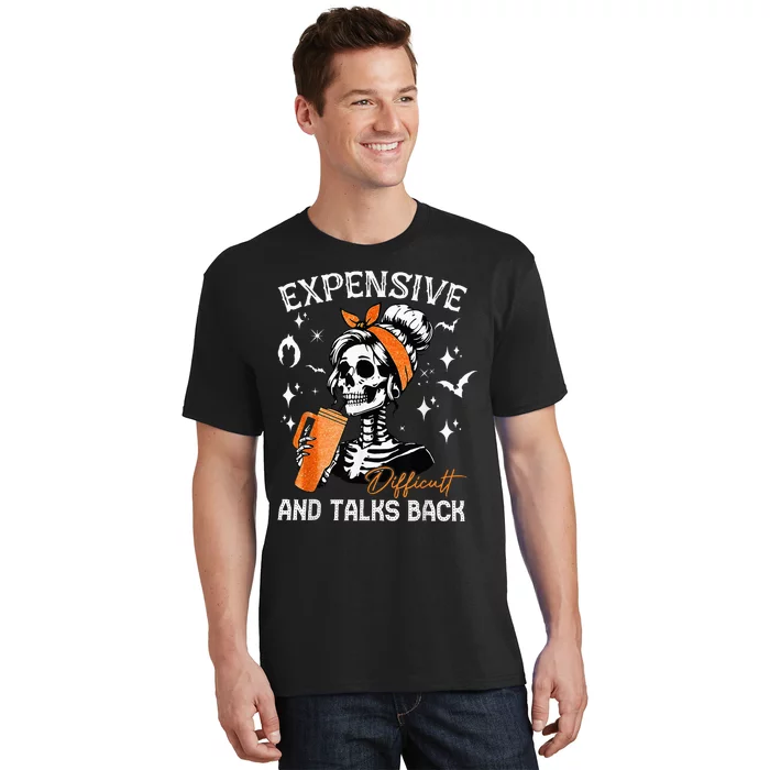 Expensive Difficult & Talks Back Halloween Mama Skeleton T-Shirt