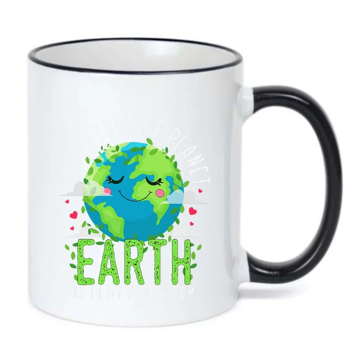 Earth Day Teachers Classroom Funny Teacher Black Color Changing Mug