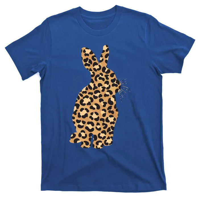 Easter Day Tee Easter Leopard Bunny Rabbit Palm Sunday Gift T-Shirt