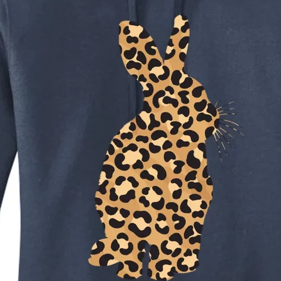 Easter Day Tee Easter Leopard Bunny Rabbit Palm Sunday Gift Women's Pullover Hoodie