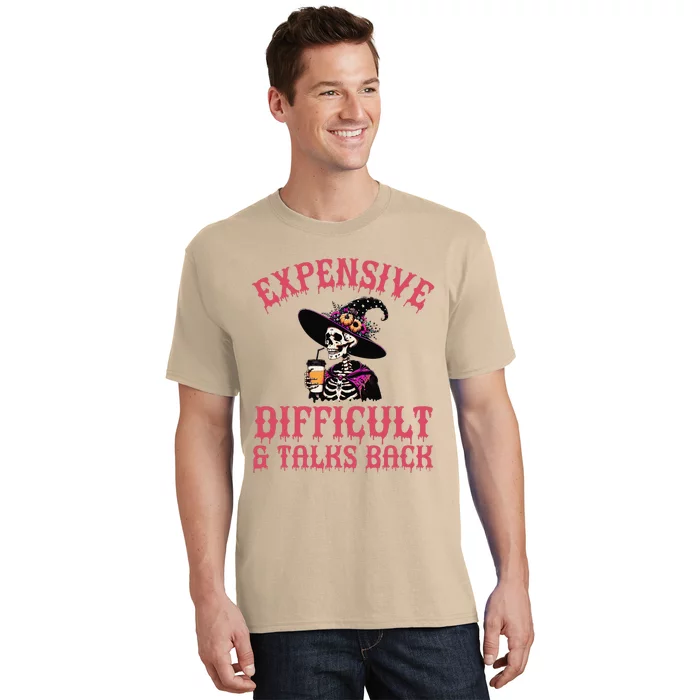 Expensive Difficult & Talks Back Halloween Mama Skeleton T-Shirt