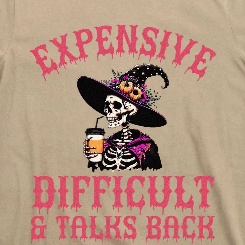 Expensive Difficult & Talks Back Halloween Mama Skeleton T-Shirt