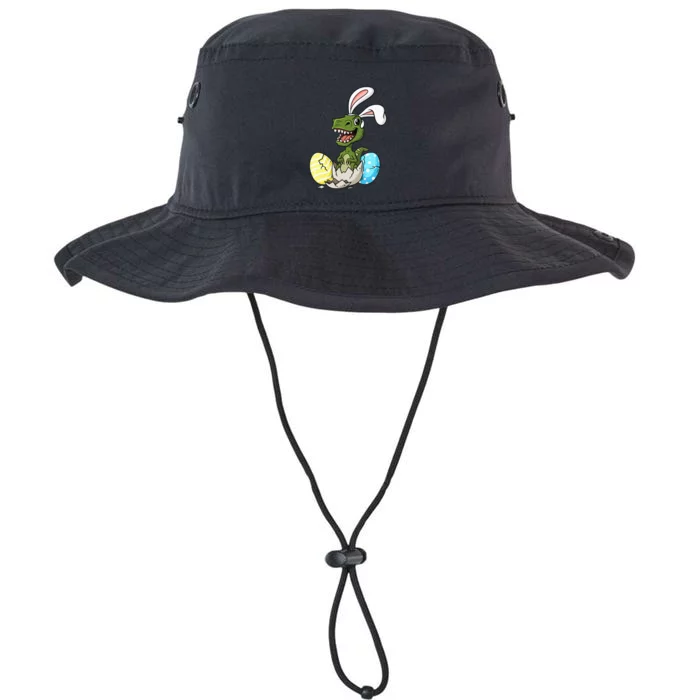 Easter Day T Rex With Bunny Ears Eggs Funny Legacy Cool Fit Booney Bucket Hat