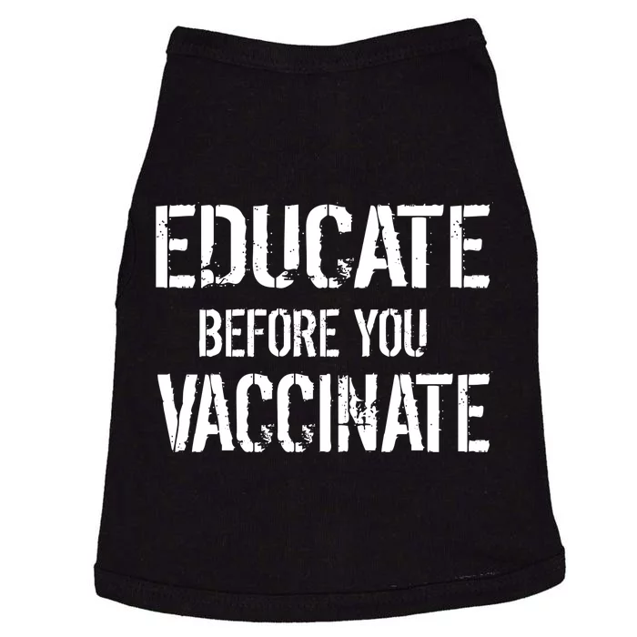 Educate Before You Vaccinate Doggie Tank