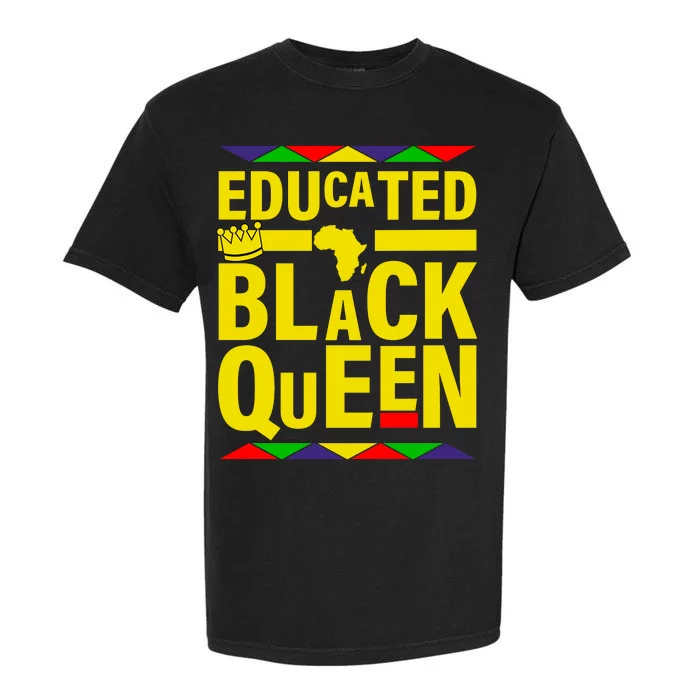 Educated Black Queen Garment-Dyed Heavyweight T-Shirt