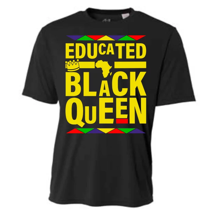 Educated Black Queen Cooling Performance Crew T-Shirt