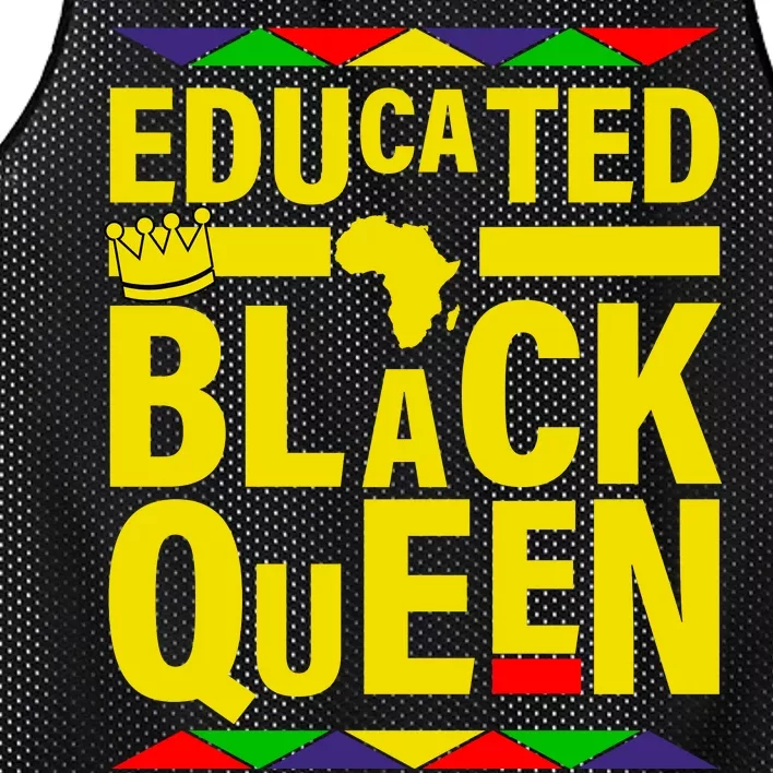 Educated Black Queen Mesh Reversible Basketball Jersey Tank