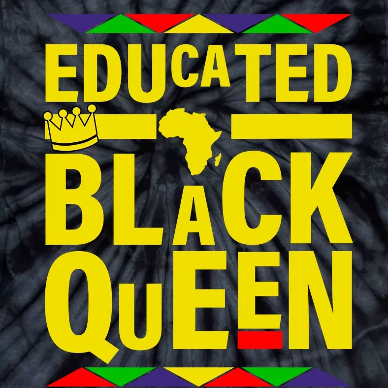 Educated Black Queen Tie-Dye T-Shirt