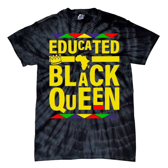 Educated Black Queen Tie-Dye T-Shirt