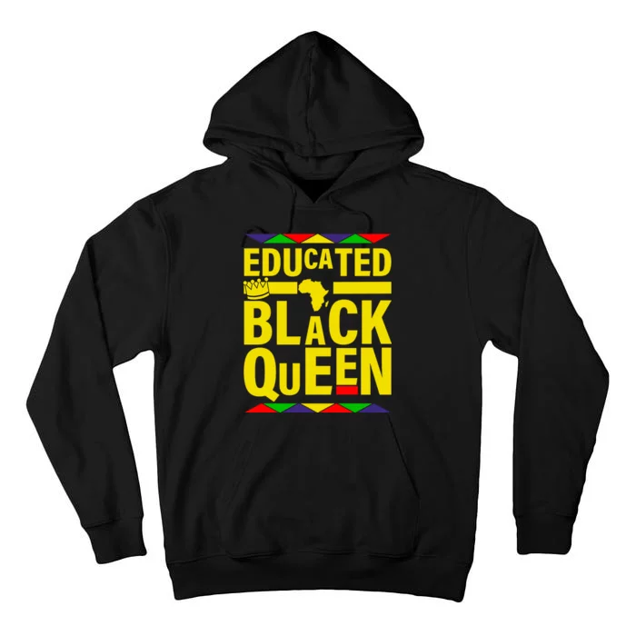 Educated Black Queen Tall Hoodie