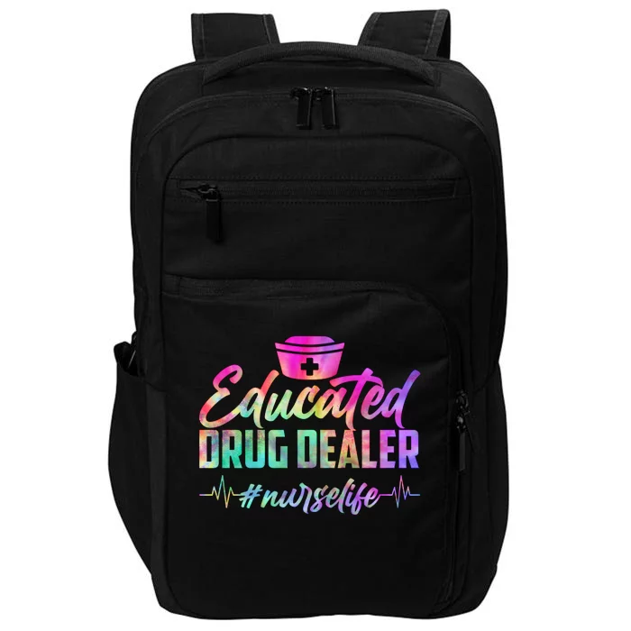 Educated Drug Dealer Nurselife Impact Tech Backpack