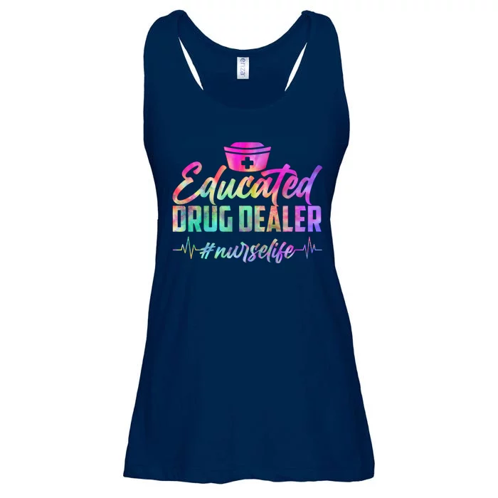 Educated Drug Dealer Nurselife Ladies Essential Flowy Tank