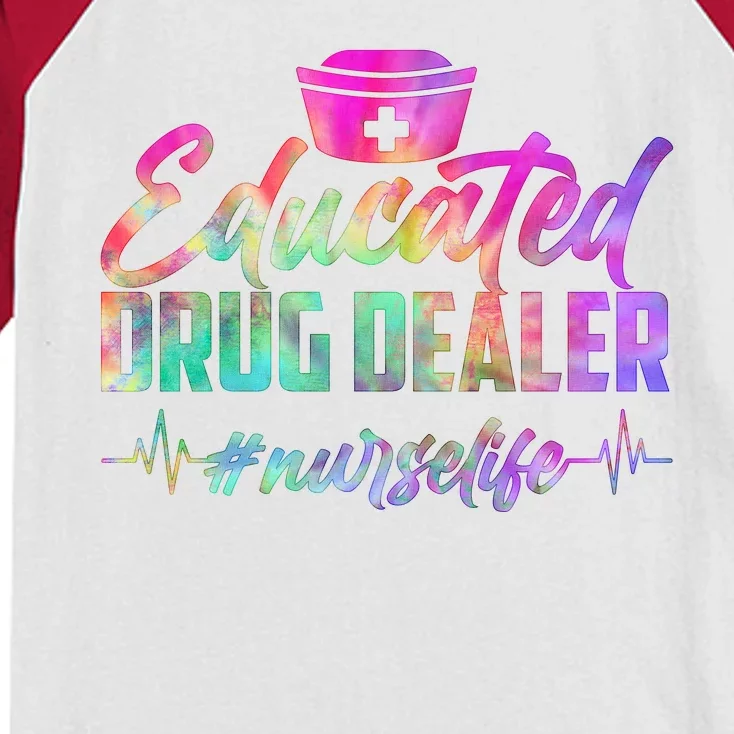 Educated Drug Dealer Nurselife Kids Colorblock Raglan Jersey