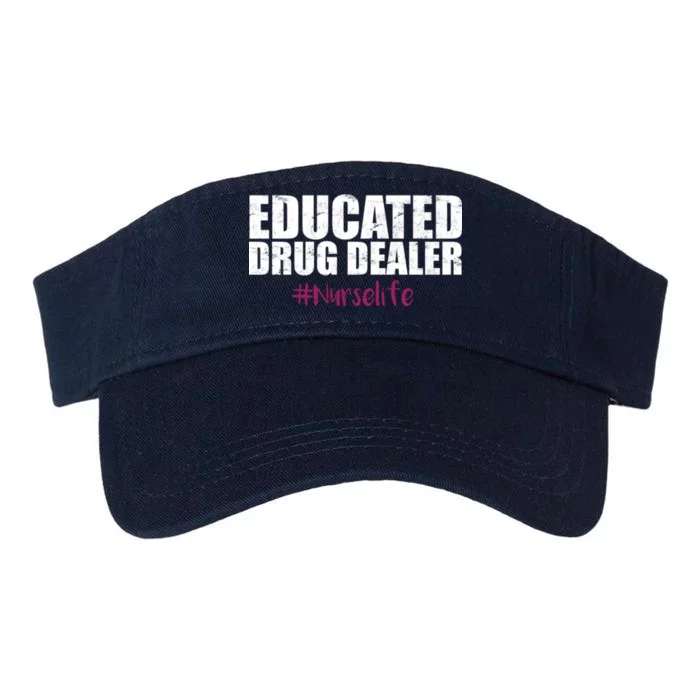 Educated Drug Dealer #Nurselife Nurse Valucap Bio-Washed Visor