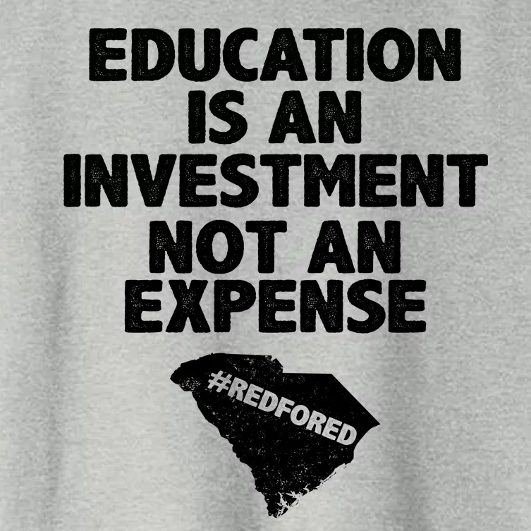 Education Is An Investment Not An Expense Women's Crop Top Tee