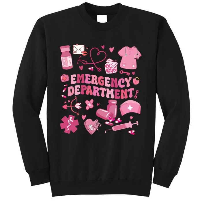 Emergency Department Valentine Funny Er Nurse Sweatshirt