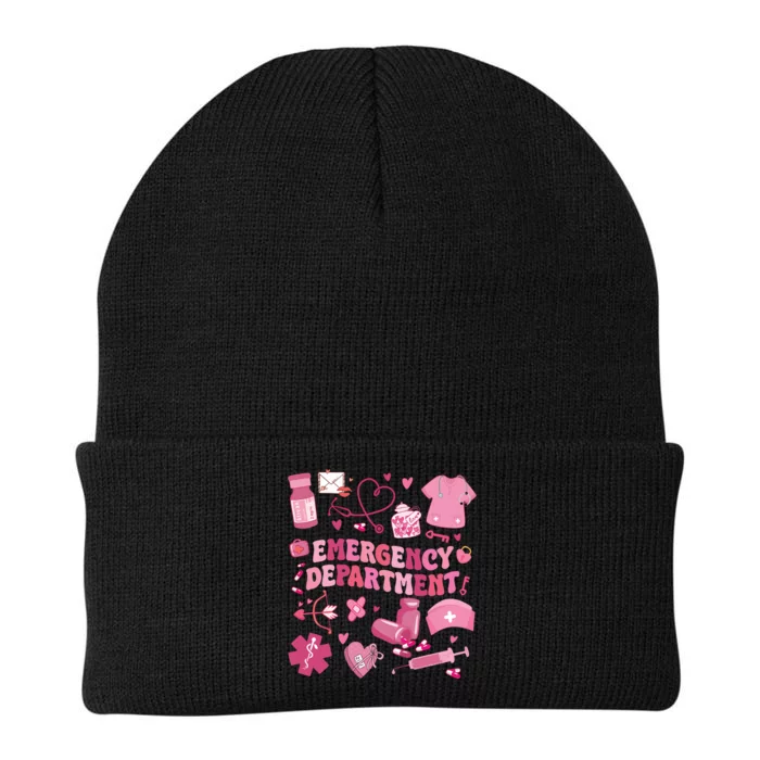 Emergency Department Valentine Funny Er Nurse Knit Cap Winter Beanie