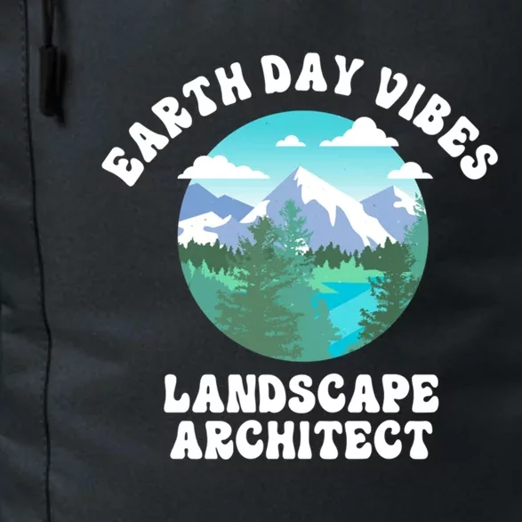 Earth Day Vibes Landscape Architect Gift Daily Commute Backpack