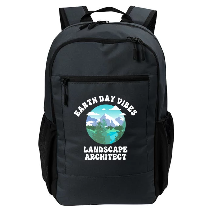 Earth Day Vibes Landscape Architect Gift Daily Commute Backpack