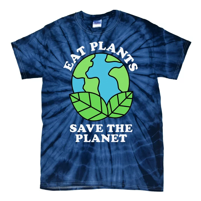 Earth Day Vegan Or Vegetarian Gift Tie-Dye T-Shirt