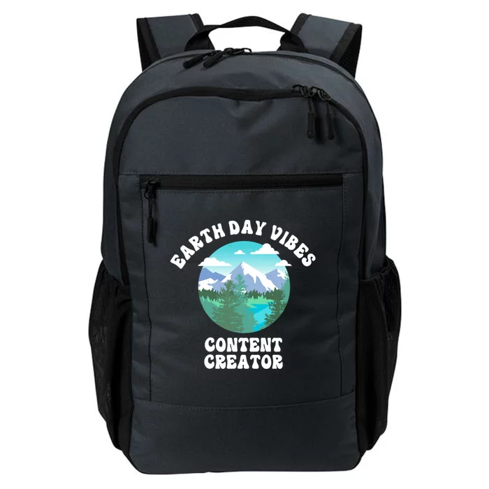 Earth Day Vibes Content Creator Gift Daily Commute Backpack