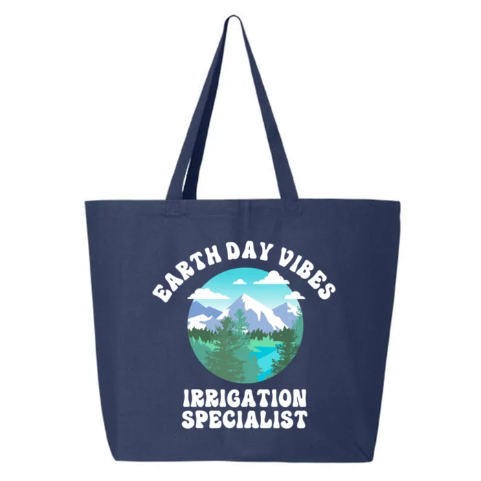 Earth Day Vibes Irrigation Specialist Gift 25L Jumbo Tote