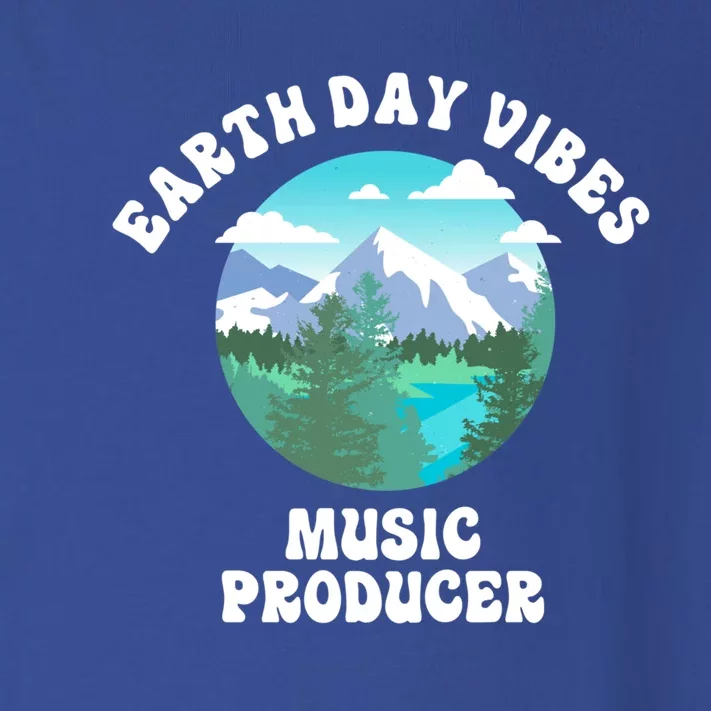 Earth Day Vibes Music Producer Meaningful Gift Toddler Long Sleeve Shirt