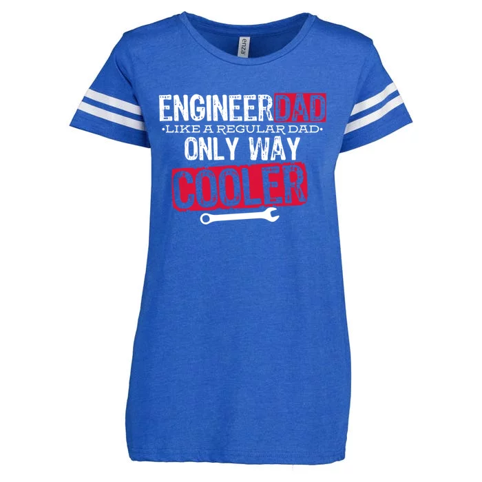 Engineer Dad Way Cooler Gift Enza Ladies Jersey Football T-Shirt