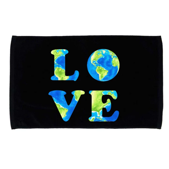 Earth Day Women Environment Funny Microfiber Hand Towel