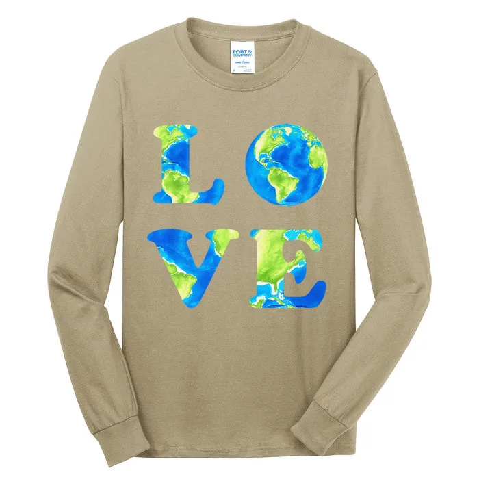 Earth Day Women Environment Funny Tall Long Sleeve T-Shirt