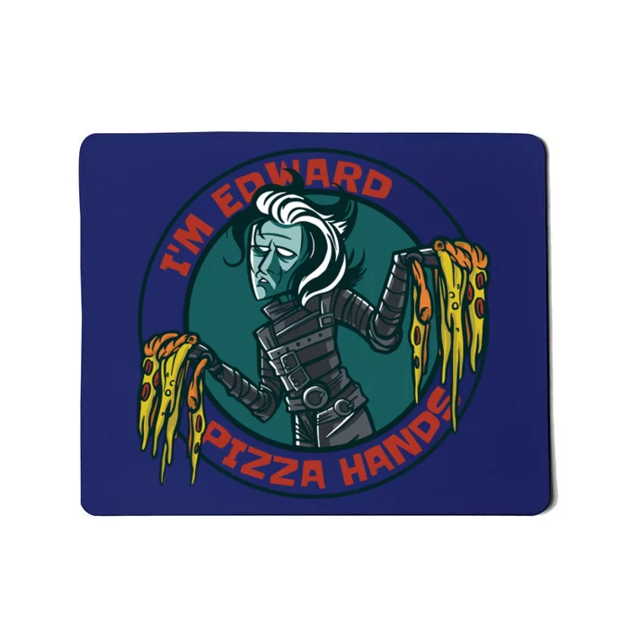 Edward Pizza Hands Parody Mousepad