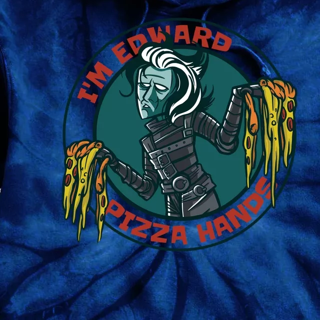 Edward Pizza Hands Parody Tie Dye Hoodie