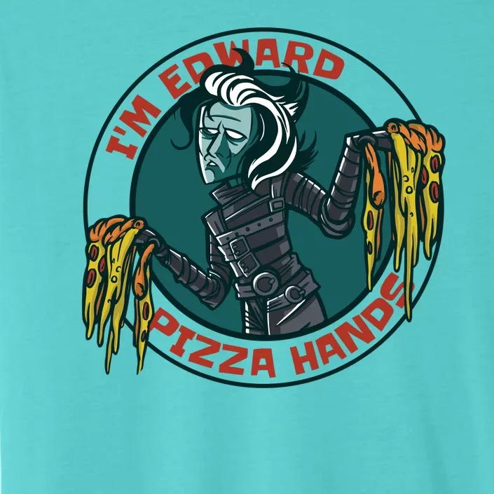 Edward Pizza Hands Parody ChromaSoft Performance T-Shirt