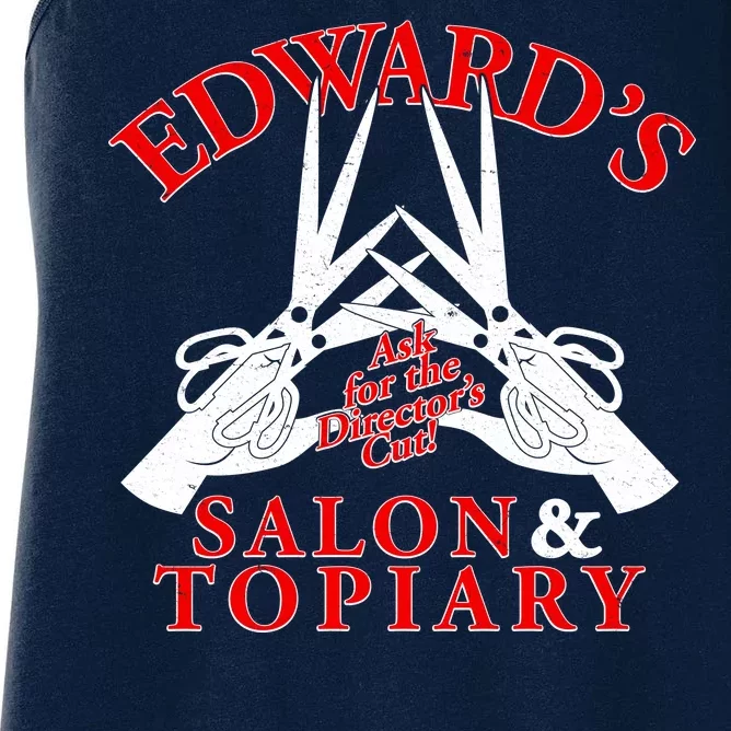 Edward's Salon & Topiary Women's Racerback Tank