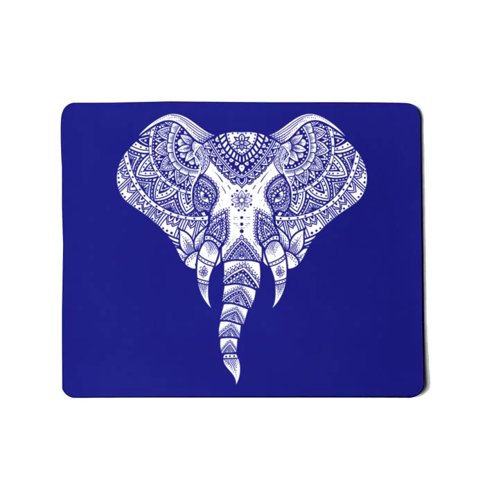 Elephant Dala Yoga Ornate Elephant Safary Animal Gift Mousepad