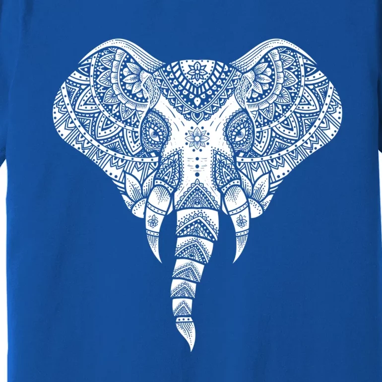 Elephant Dala Yoga Ornate Elephant Safary Animal Great Gift Premium T-Shirt