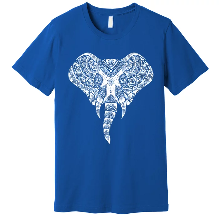 Elephant Dala Yoga Ornate Elephant Safary Animal Great Gift Premium T-Shirt