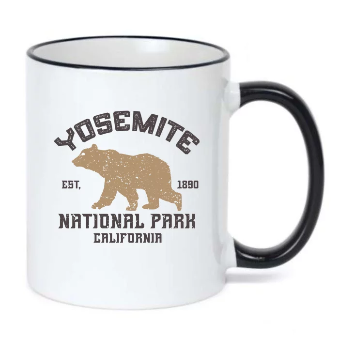 Yosemite National Park Black Color Changing Mug