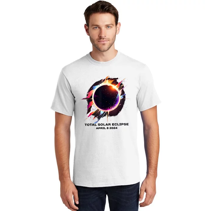 Eclipse Event 2024 Total Solar Eclipse Tall T-Shirt