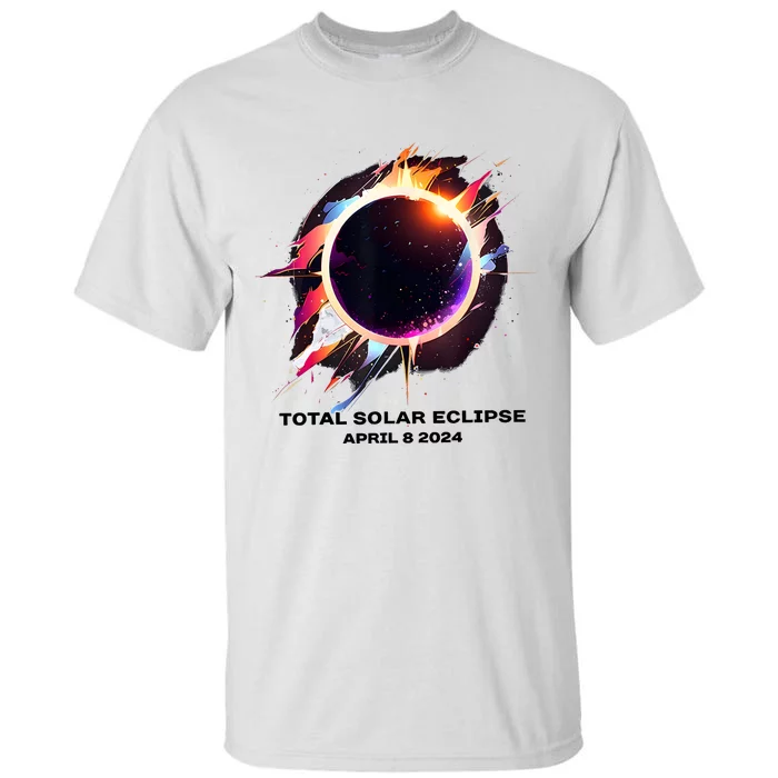 Eclipse Event 2024 Total Solar Eclipse Tall T-Shirt